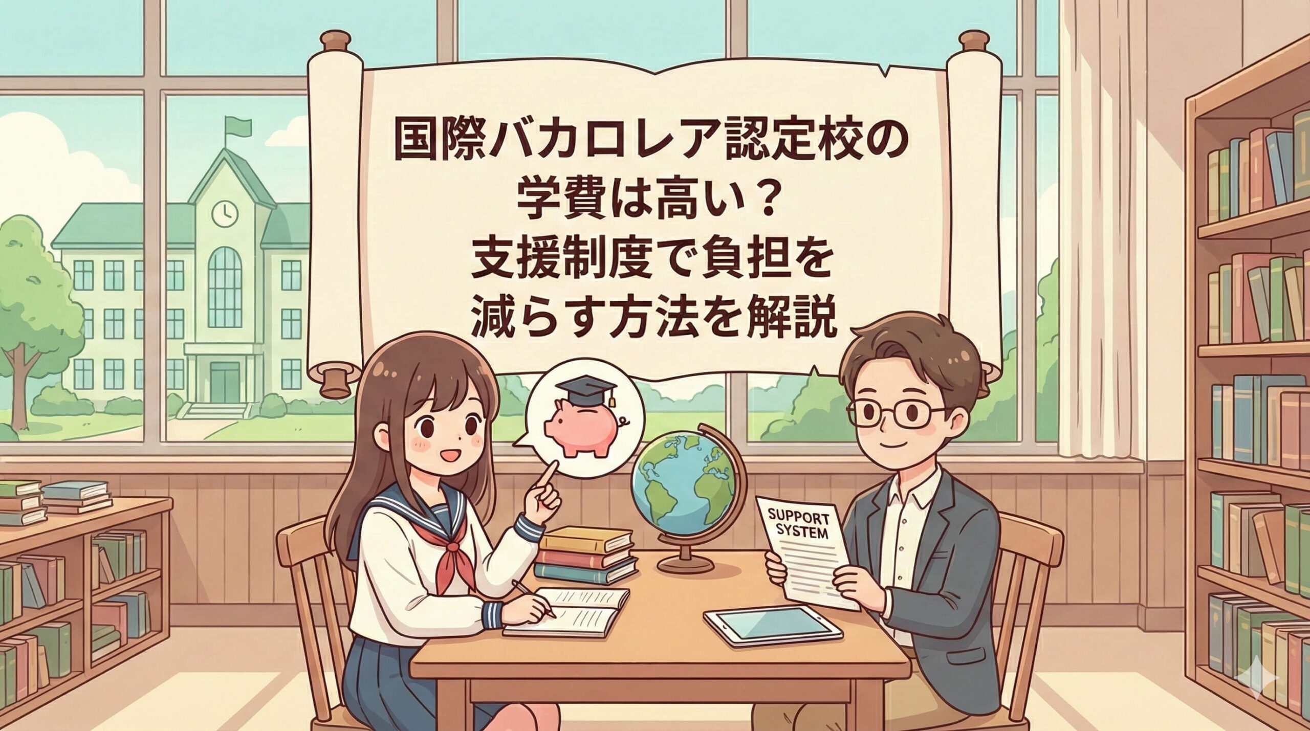 国際バカロレア認定校の学費は高い？支援制度で負担を減らす方法を解説