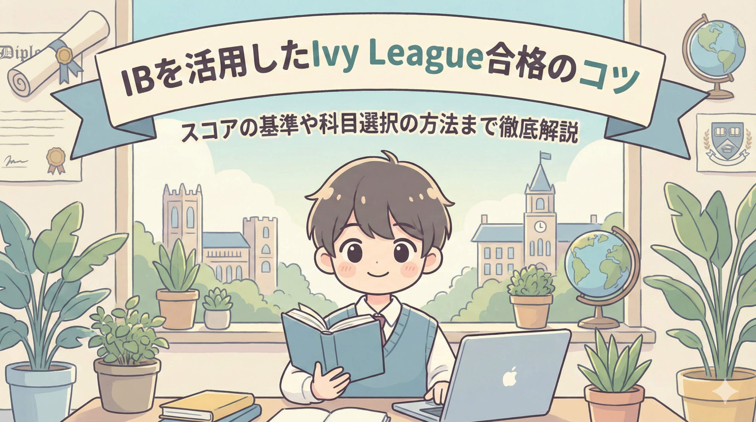 IBを活用したIvy League合格のコツ｜スコアの基準や科目選択の方法まで徹底解説
