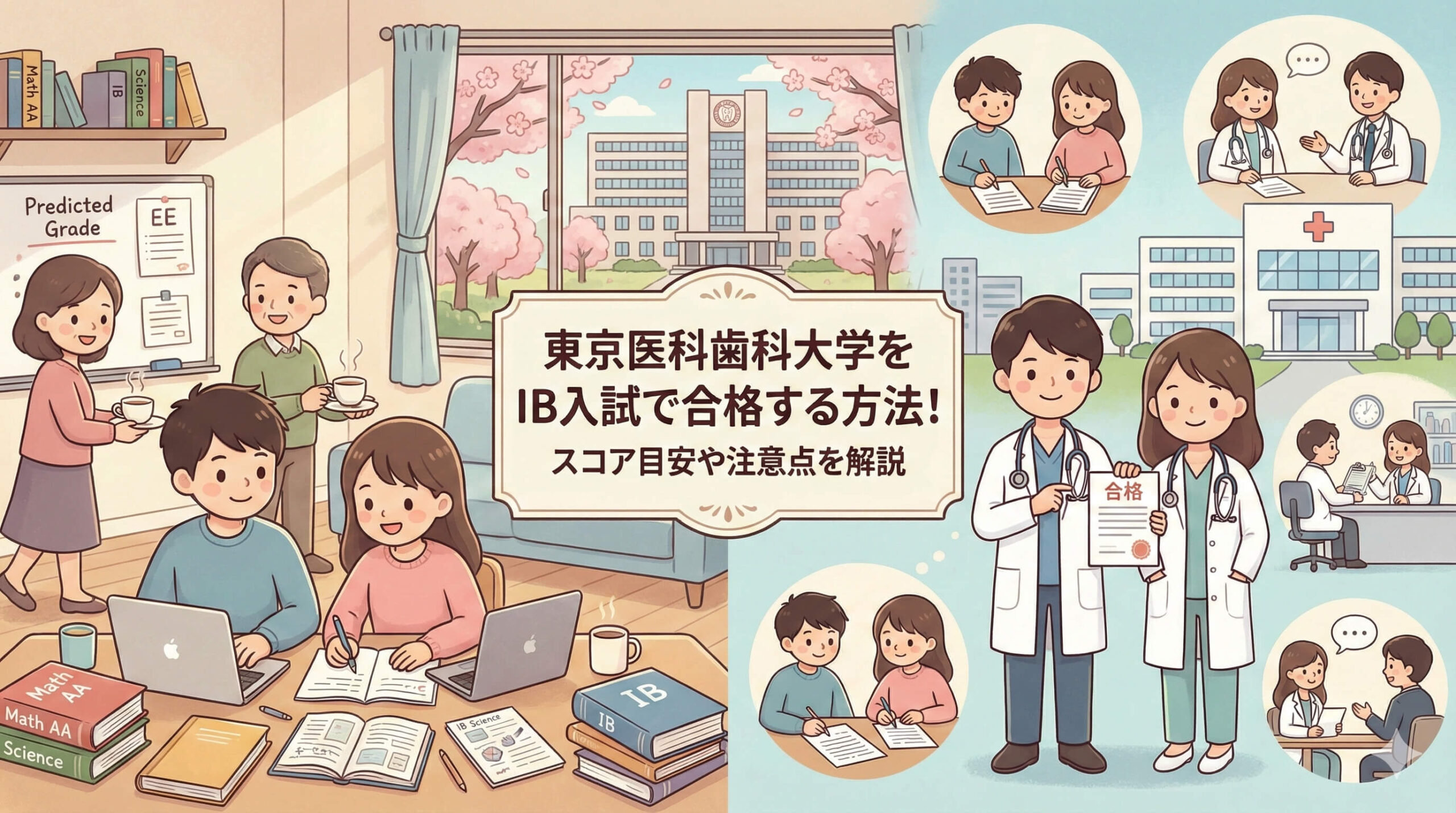 東京医科歯科大学をIB入試で合格する方法！スコア目安や注意点を解説