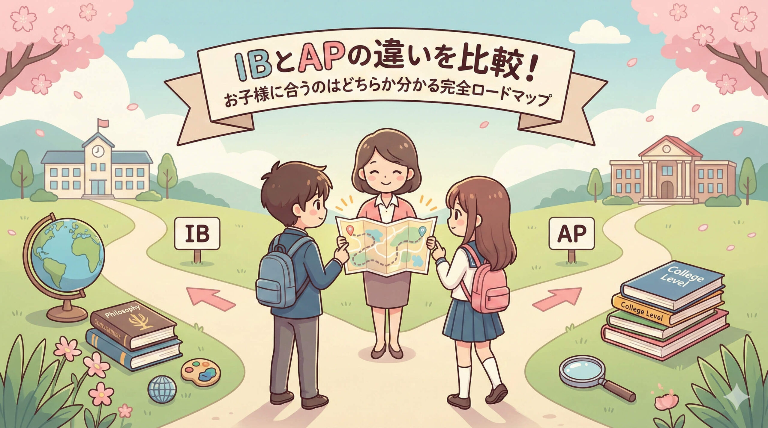 IBとAPの違いを比較！お子様に合うのはどちらか分かる完全ロードマップ