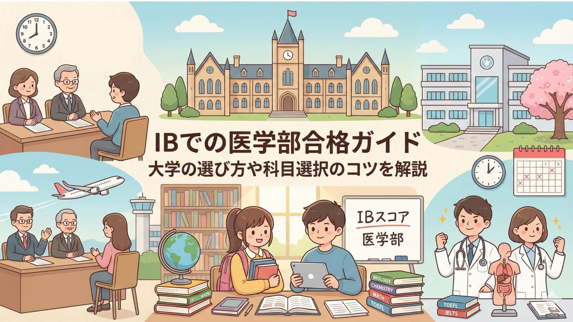 IBでの医学部合格ガイド｜大学の選び方や科目選択のコツを解説