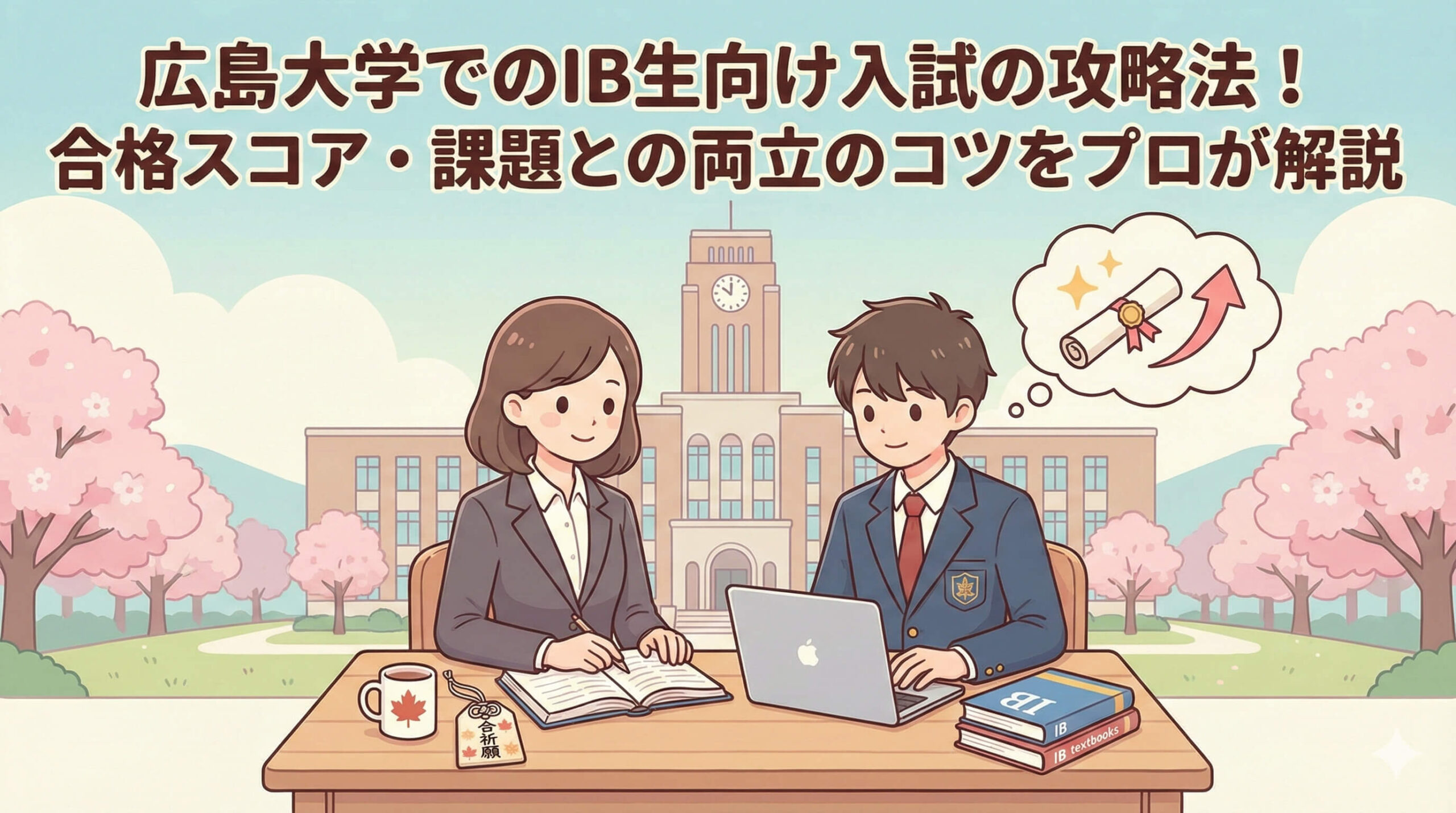 広島大学でのIB生向け入試の攻略法！合格スコア・課題との両立のコツをプロが解説