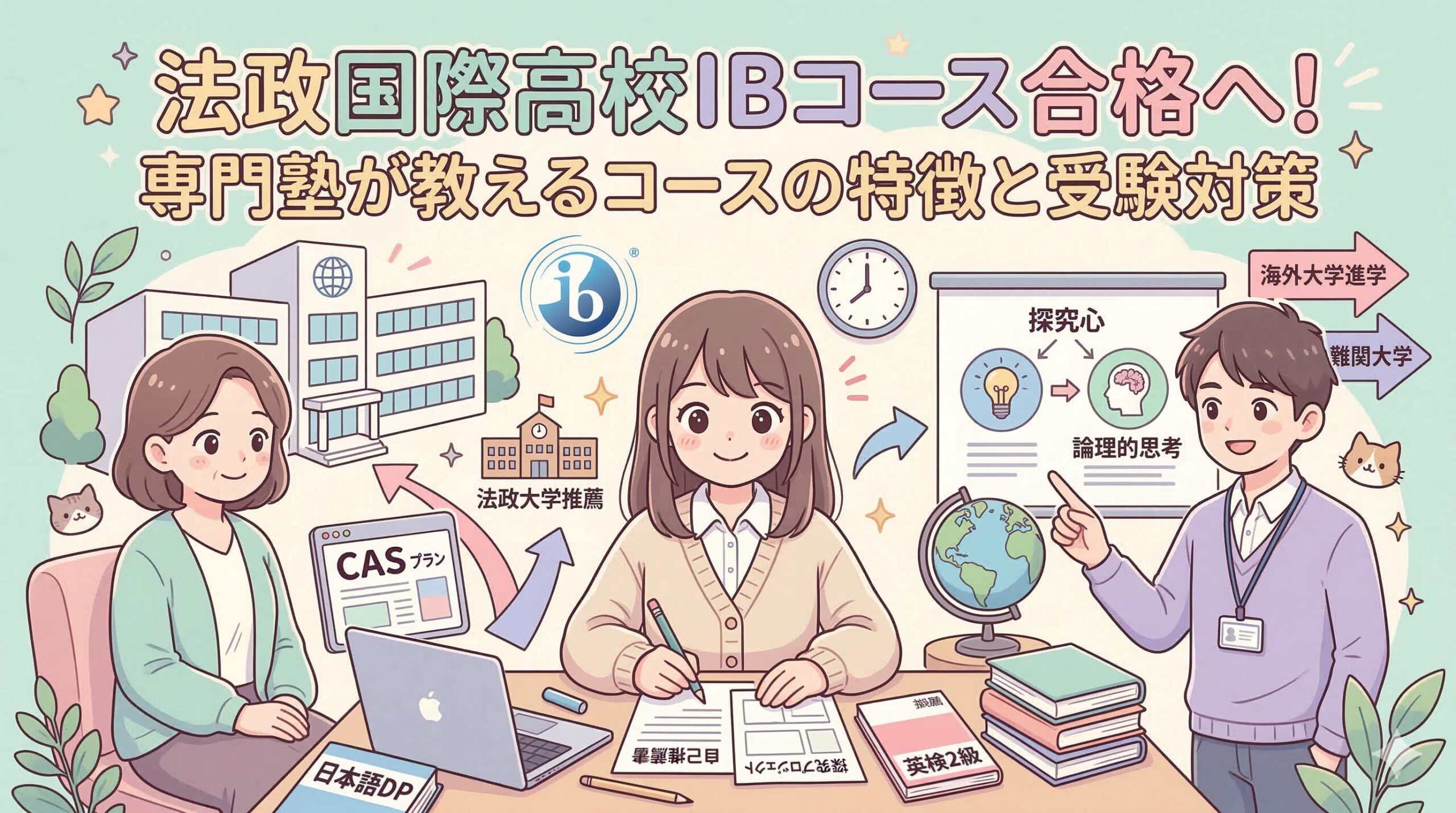 法政国際高校IBコース合格へ！専門塾が教えるコースの特徴と受験対策