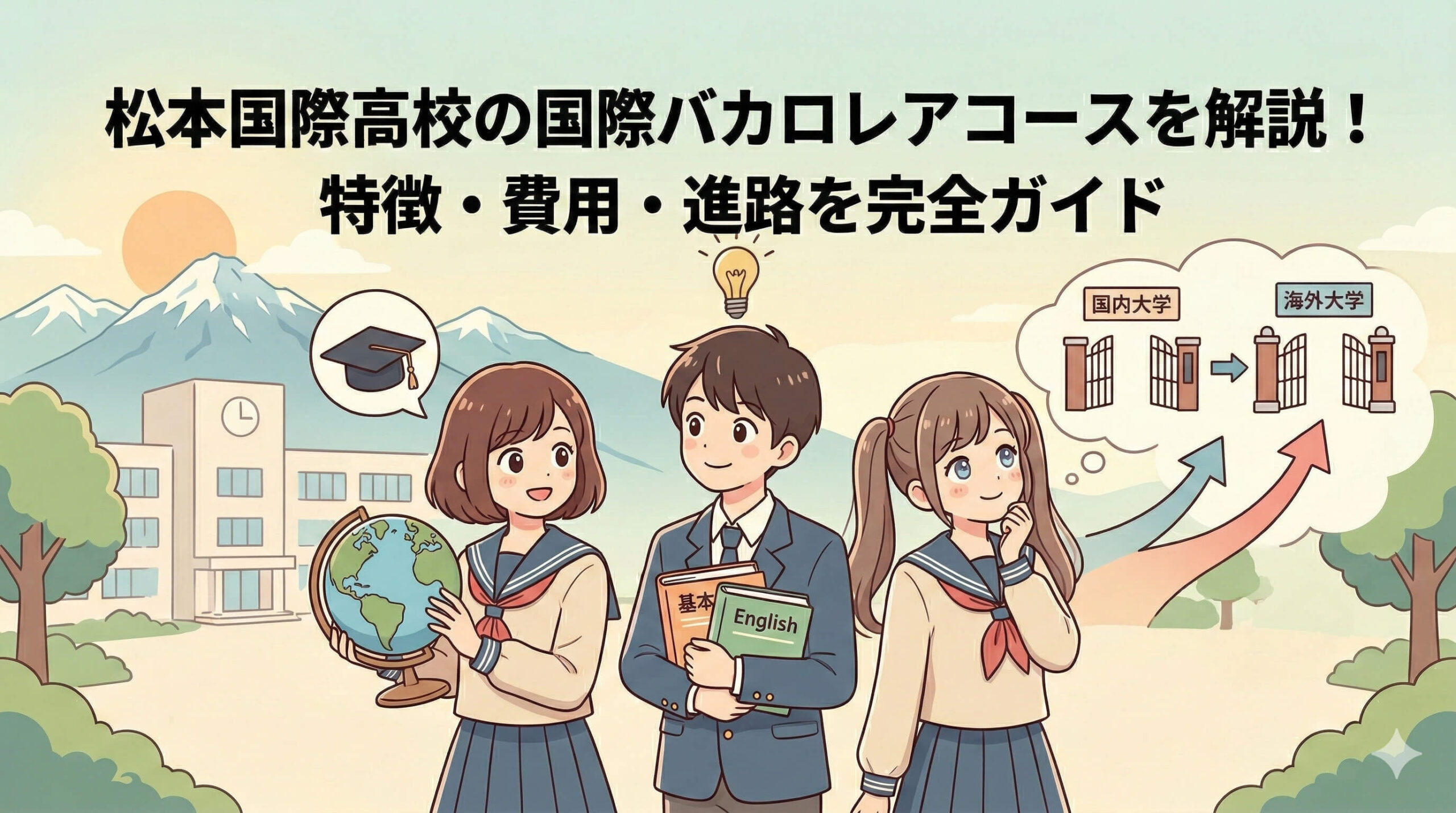 松本国際高校の国際バカロレアコースを解説！特徴・費用・進路を完全ガイド