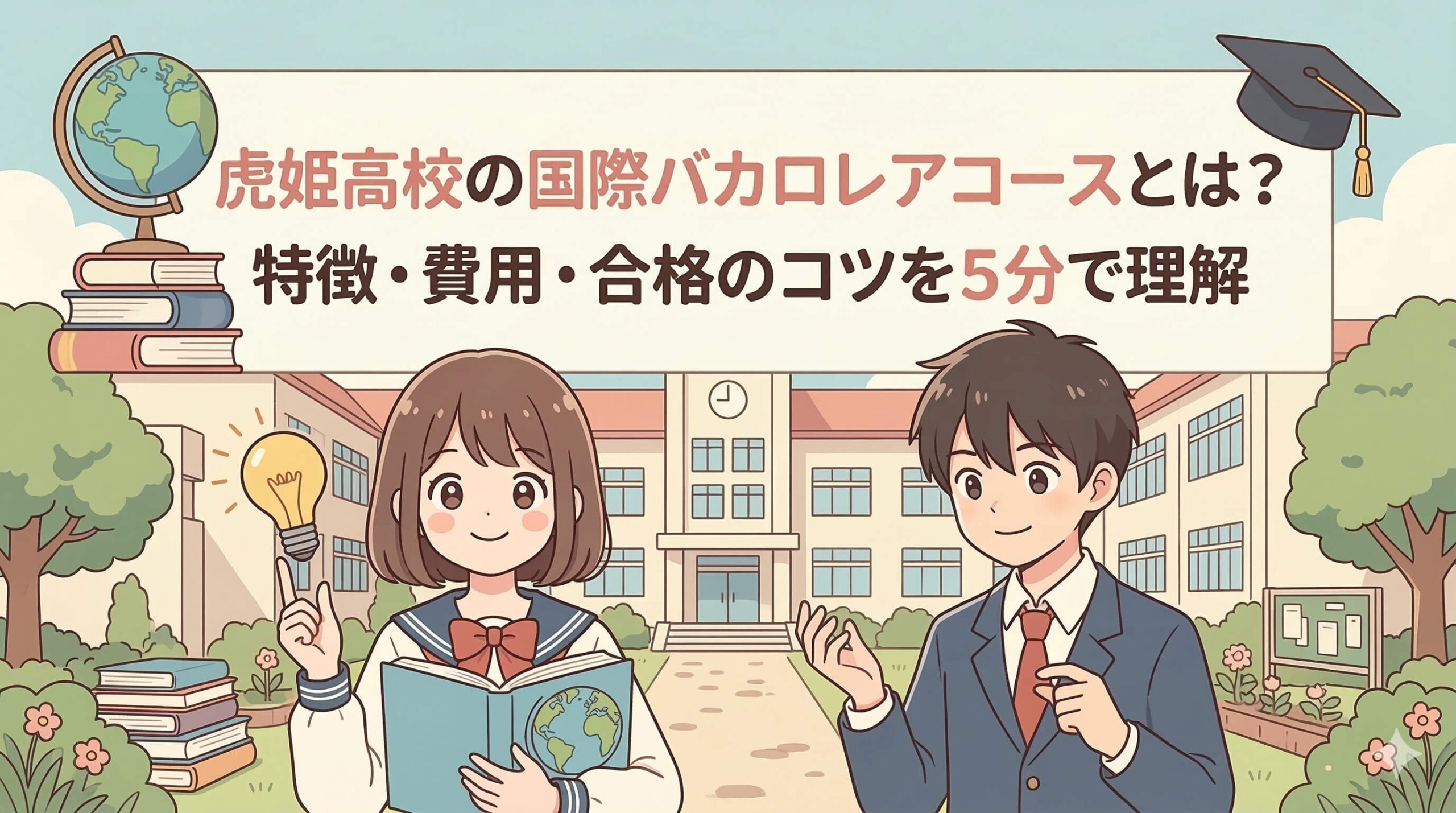 虎姫高校の国際バカロレアコースとは？特徴・費用・合格のコツを5分で理解